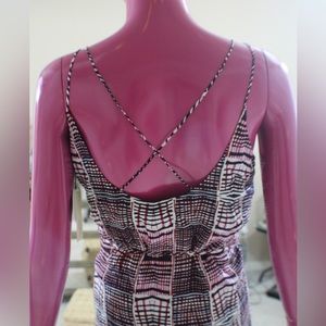 Rory Beca beautiful strappy dress red and blue striped